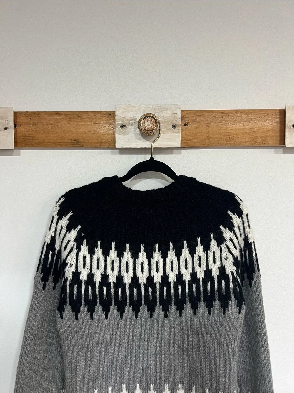 J.Crew Fair Isle Wool Alpaca Crewneck Sweater